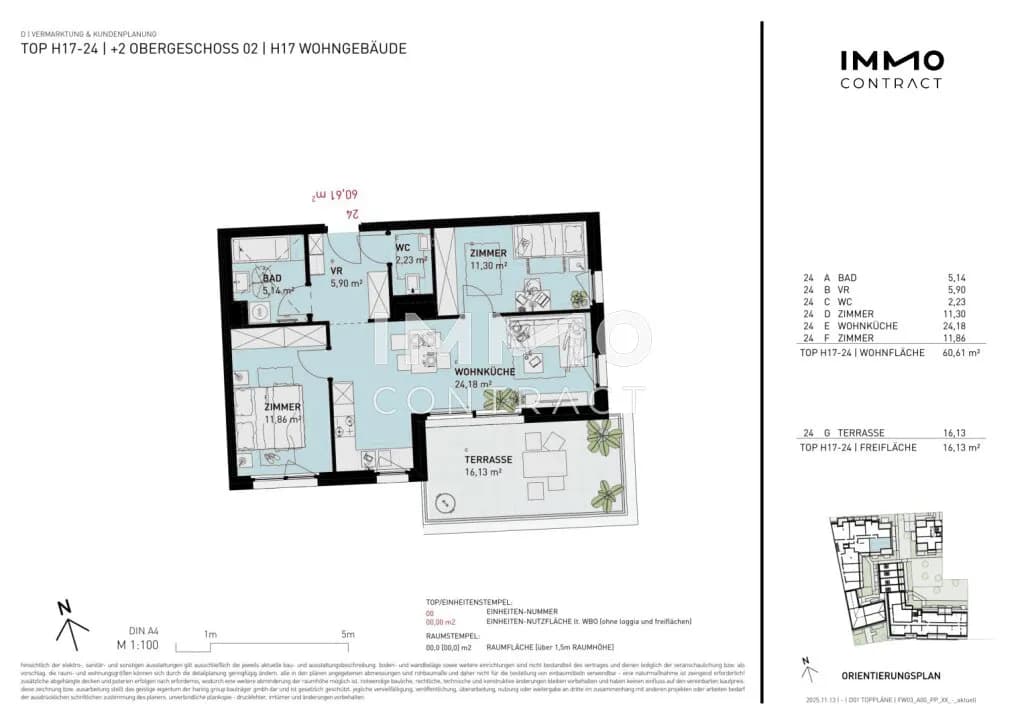 3-Zimmer-Wohnung kaufen in Wien – 60,61 m², € 433.500 – Bild 8 von 8