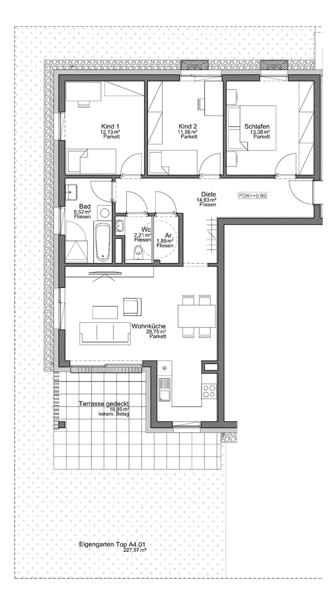 4-Zimmer-Wohnung kaufen in Linz Land – 91 m², € 489.000 – Bild 7 von 8