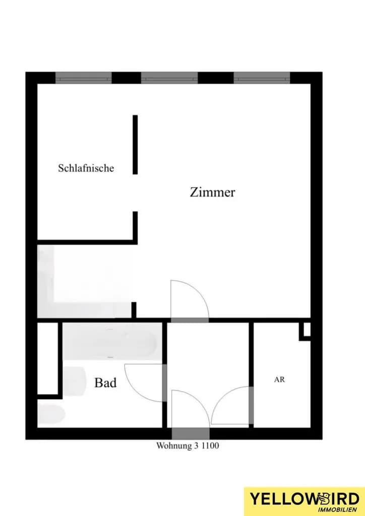 1-Zimmer-Wohnung kaufen in Wien – 42,17 m², € 195.000 – Bild 6 von 6