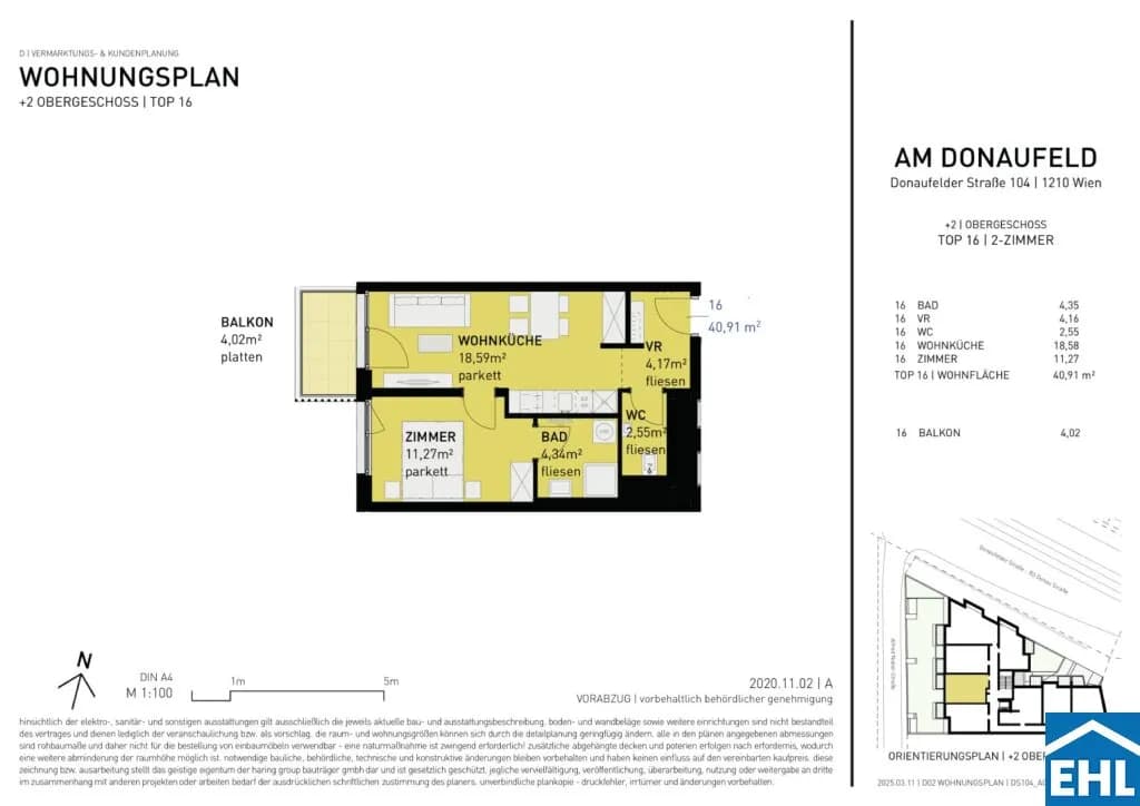 2-Zimmer-Wohnung kaufen in Wien – 40,91 m², € 273.500 – Bild 5 von 5