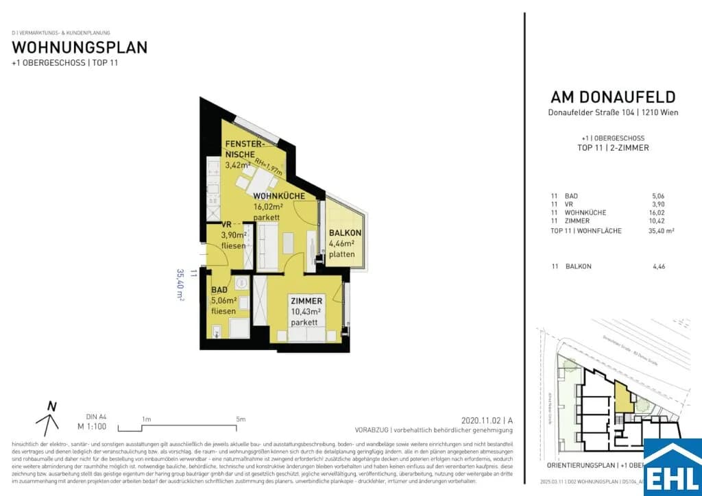 2-Zimmer-Wohnung kaufen in Wien – 35,4 m², € 239.500 – Bild 5 von 5