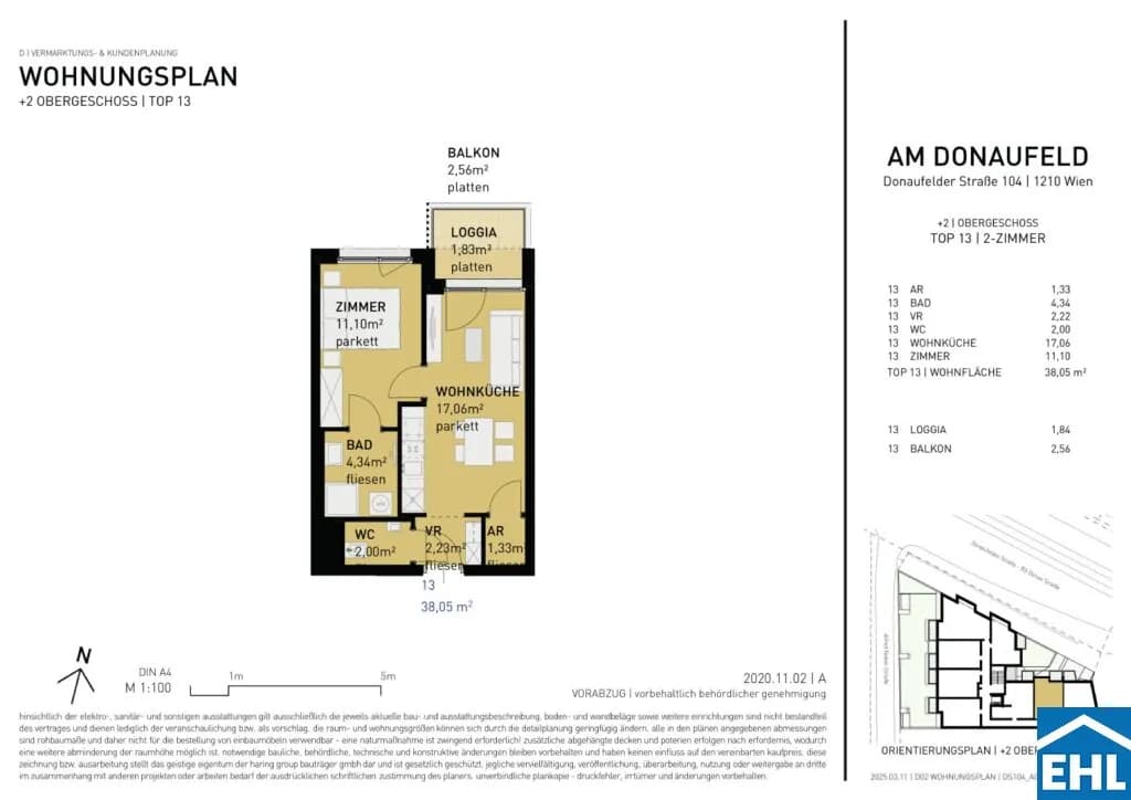 2-Zimmer-Wohnung kaufen in Wien – 38,86 m², € 263.500 – Bild 5 von 5