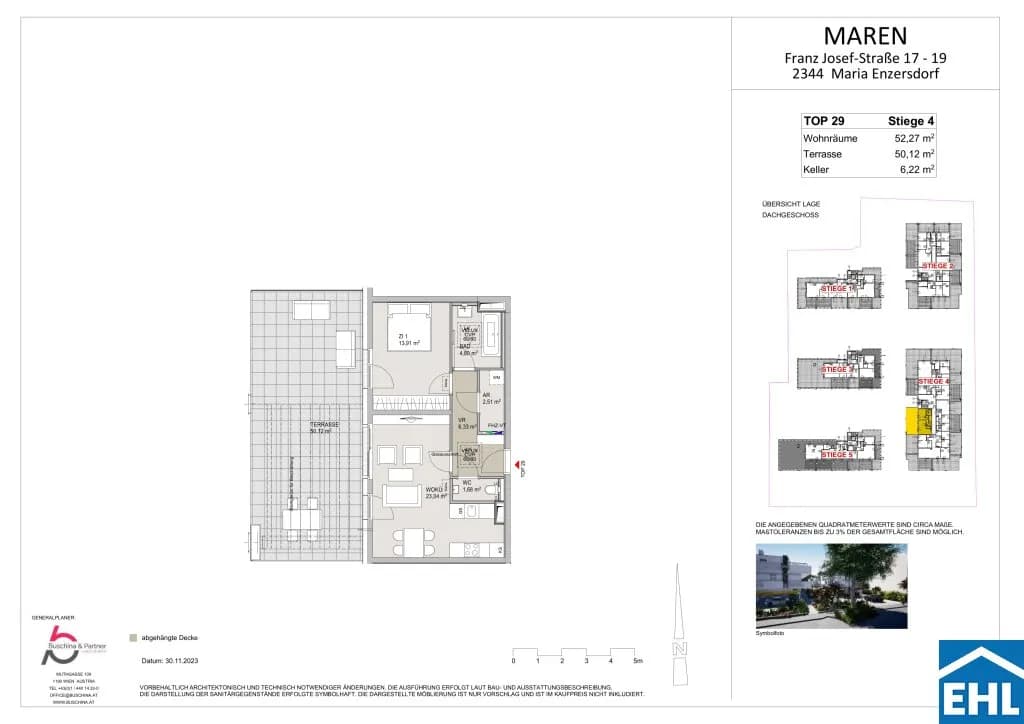 2-Zimmer-Wohnung kaufen in Mödling – 52,27 m², € 489.000 – Bild 20 von 20