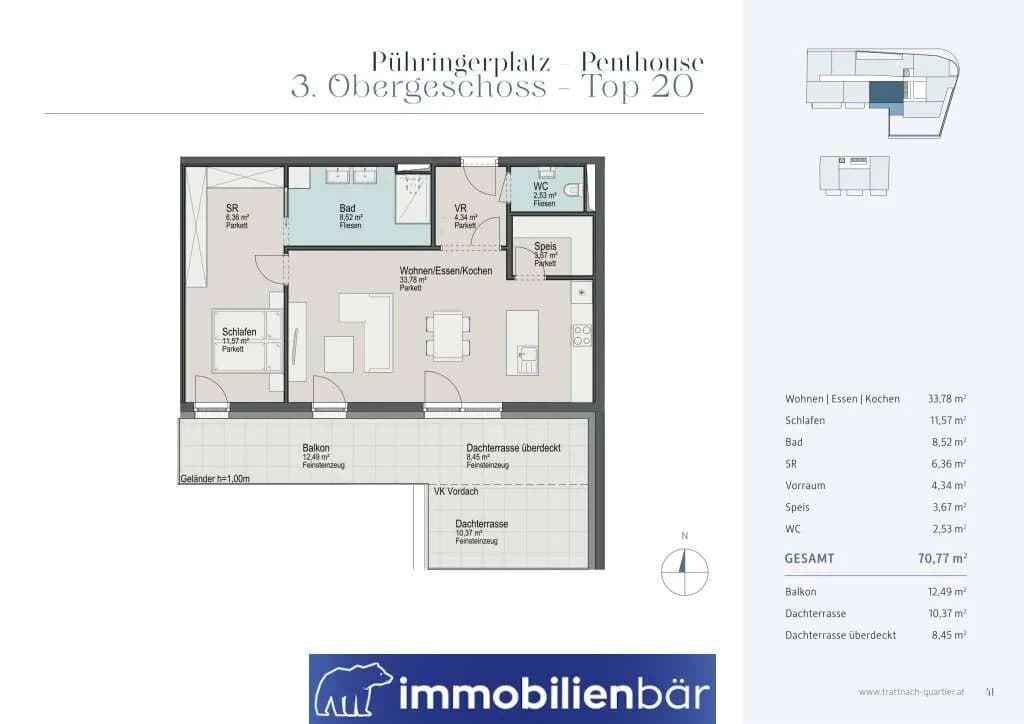 3-Zimmer-Wohnung kaufen in Grieskirchen – 70,77 m², € 408.000 – Bild 10 von 10