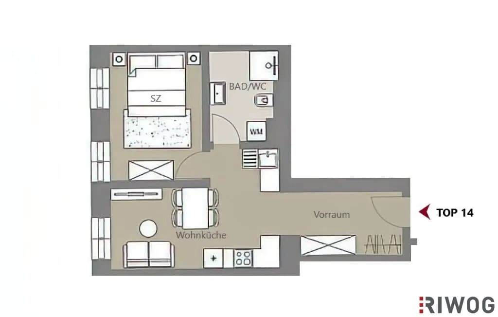 2-Zimmer-Wohnung kaufen in Wien – 35,04 m², € 249.000 – Bild 20 von 20