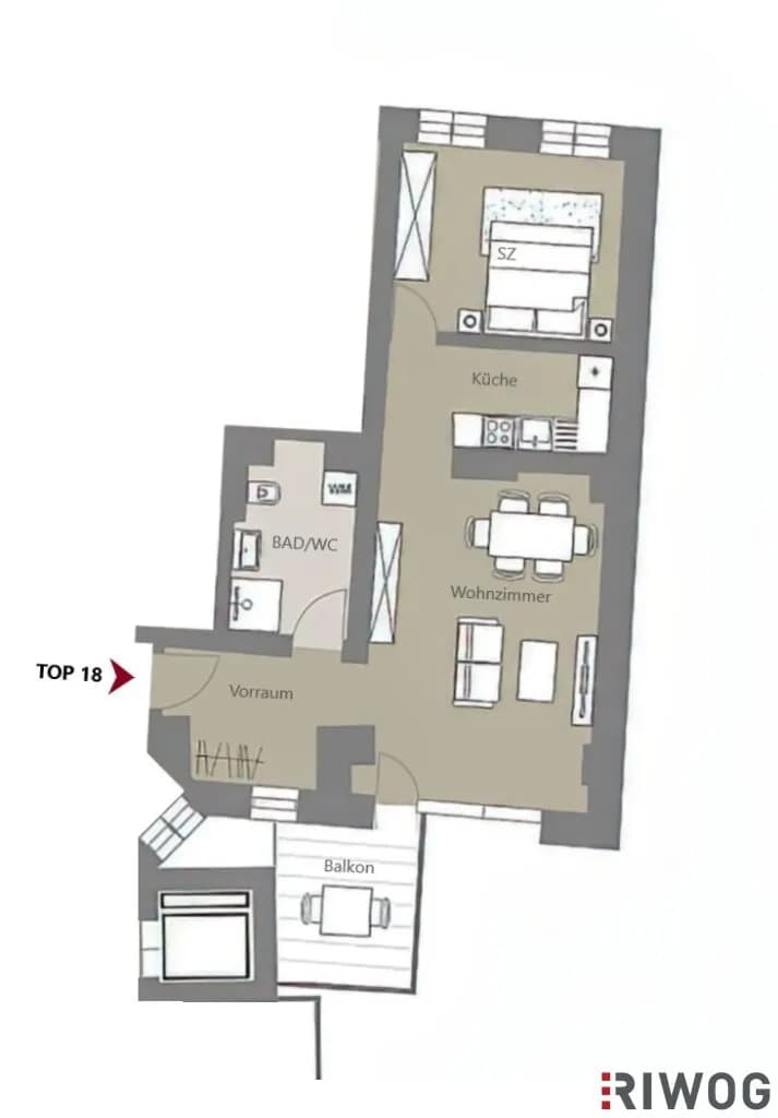 2-Zimmer-Wohnung kaufen in Wien – 52,22 m², € 430.000 – Bild 27 von 27
