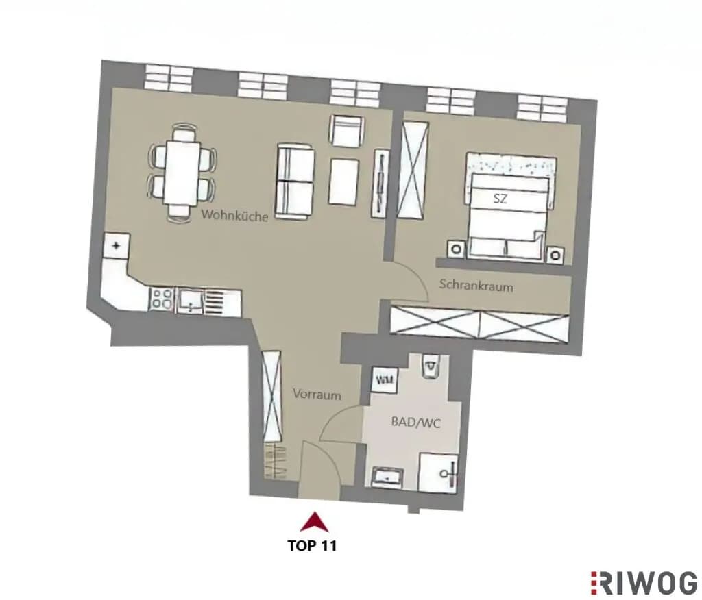 2-Zimmer-Wohnung kaufen in Wien – 61,28 m², € 349.000 – Bild 19 von 19