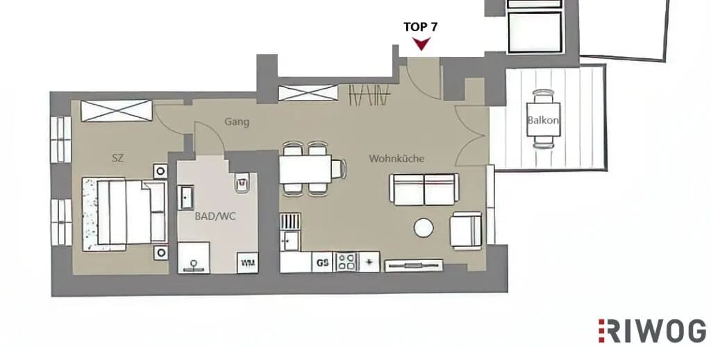 2-Zimmer-Wohnung kaufen in Wien – 50,2 m², € 390.000 – Bild 20 von 20
