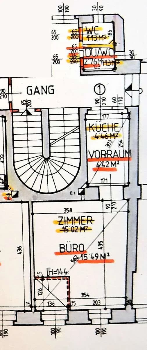 2-Zimmer-Gewerbeimmobilie mieten in Wien – 77 m², € 870 – Bild 11 von 12