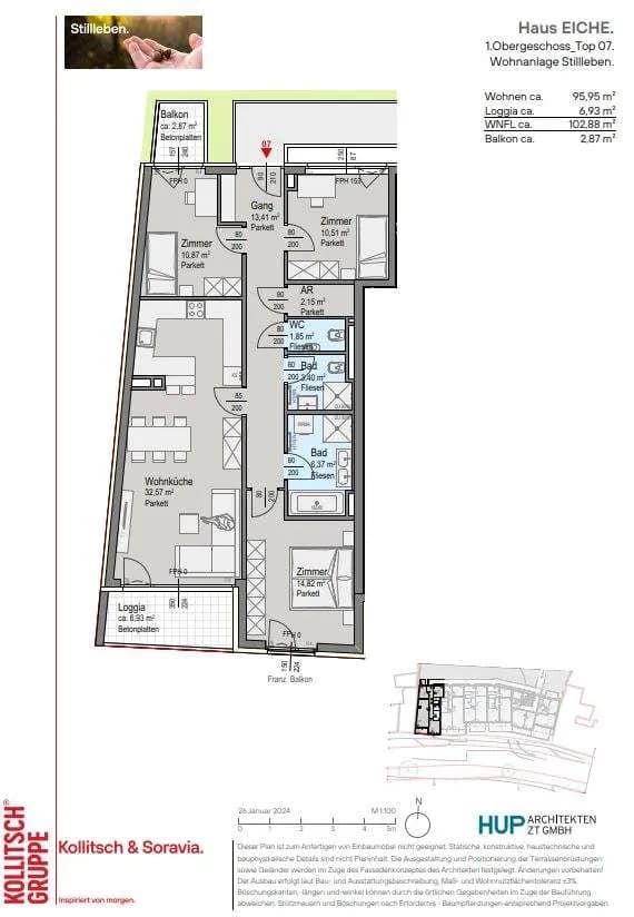 4-Zimmer-Wohnung kaufen in Mödling – 95,95 m², € 545.300 – Bild 9 von 9