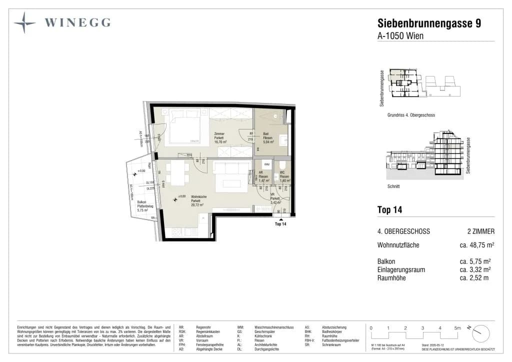 2-Zimmer-Wohnung kaufen in Wien – 48,73 m², € 431.400 – Bild 8 von 8