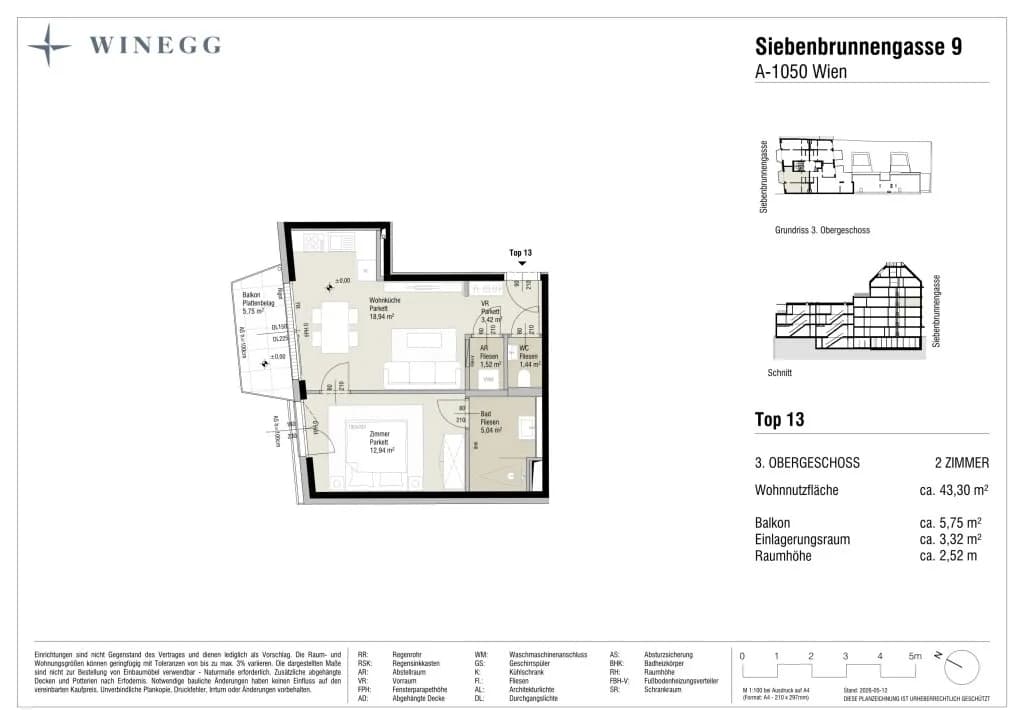 Immobilie kaufen in Wien – 43,3 m², € 347.500 – Bild 8 von 8