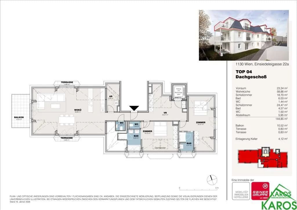 3-Zimmer-Wohnung mieten in Wien – 101 m², € 4.079 – Bild 8 von 10