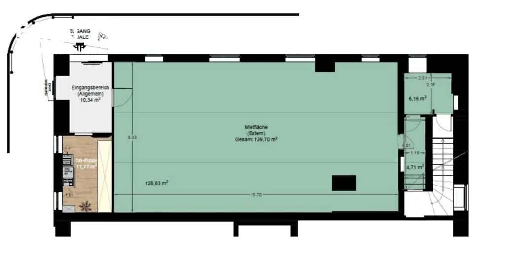 Gewerbeimmobilie mieten in Liezen – 140 m², € 1.225 – Bild 10 von 10