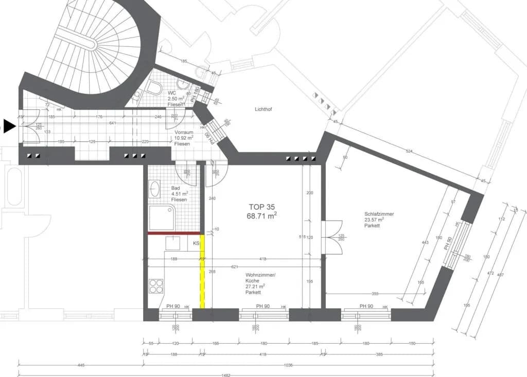 2-Zimmer-Wohnung kaufen in Wien – 70 m², € 294.000 – Bild 9 von 9