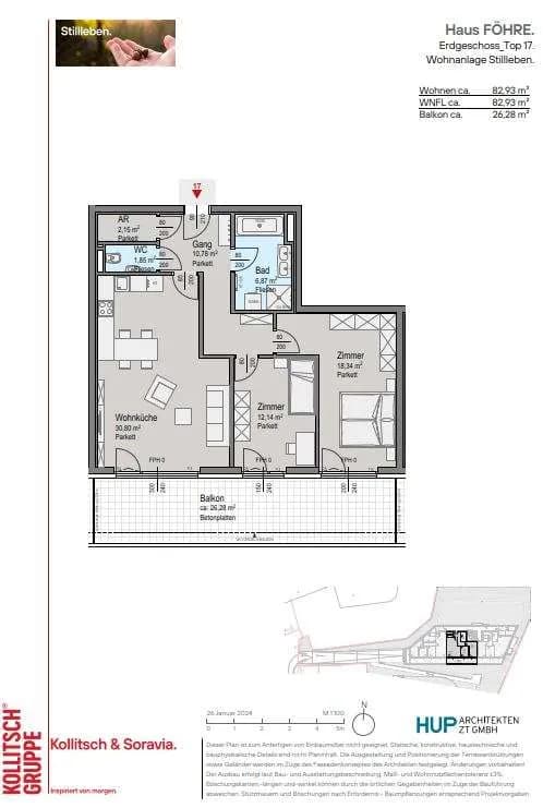 3-Zimmer-Wohnung kaufen in Mödling – 83,5 m², € 539.100 – Bild 8 von 8