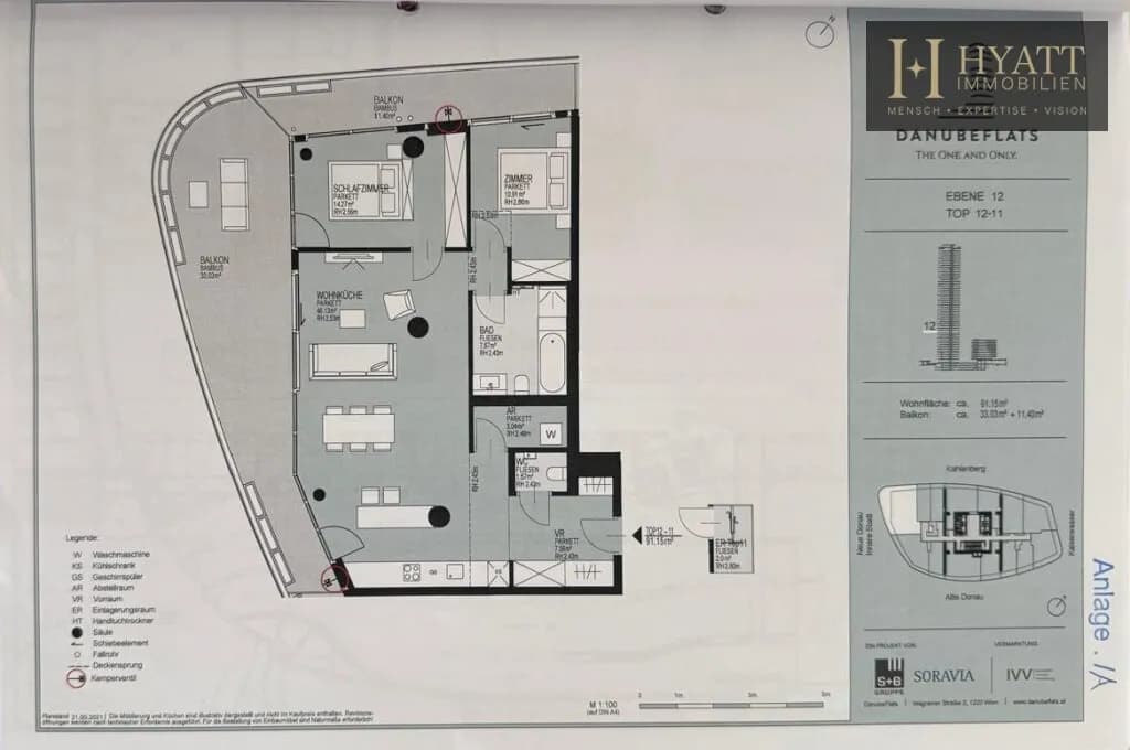 3-Zimmer-Wohnung kaufen in Wien – 91,15 m², € 2.000.000 – Bild 12 von 12