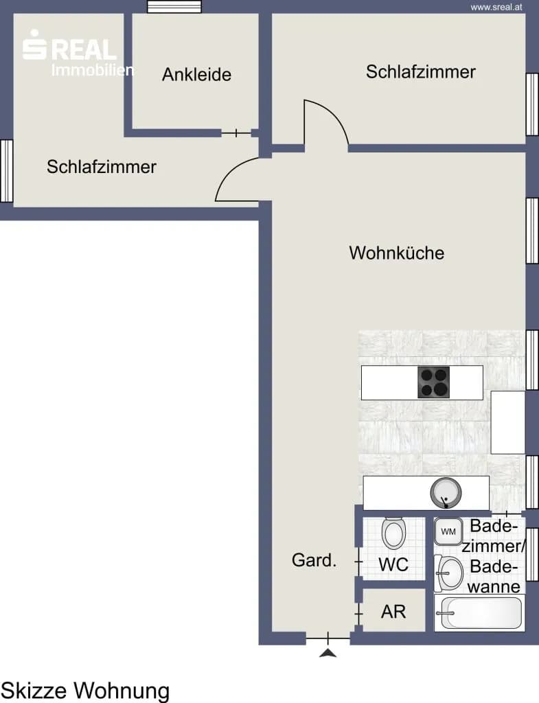 3-Zimmer-Wohnung kaufen in Wien – 75,68 m², € 370.000 – Bild 16 von 17