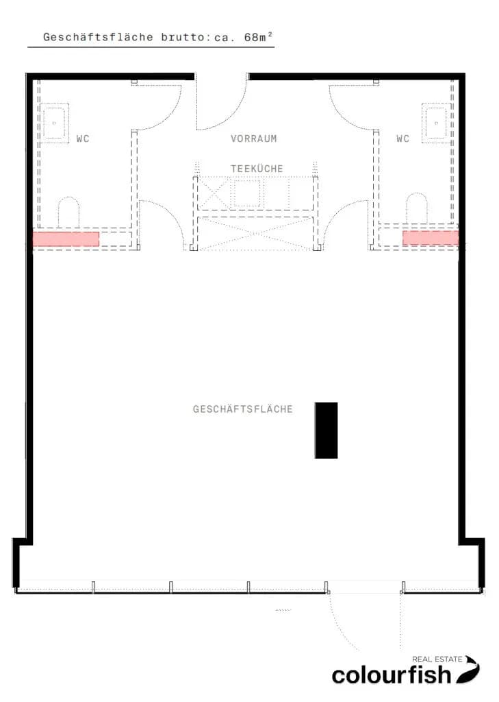 Gewerbeimmobilie mieten in Wien – 68 m², € 2.073 – Bild 7 von 11