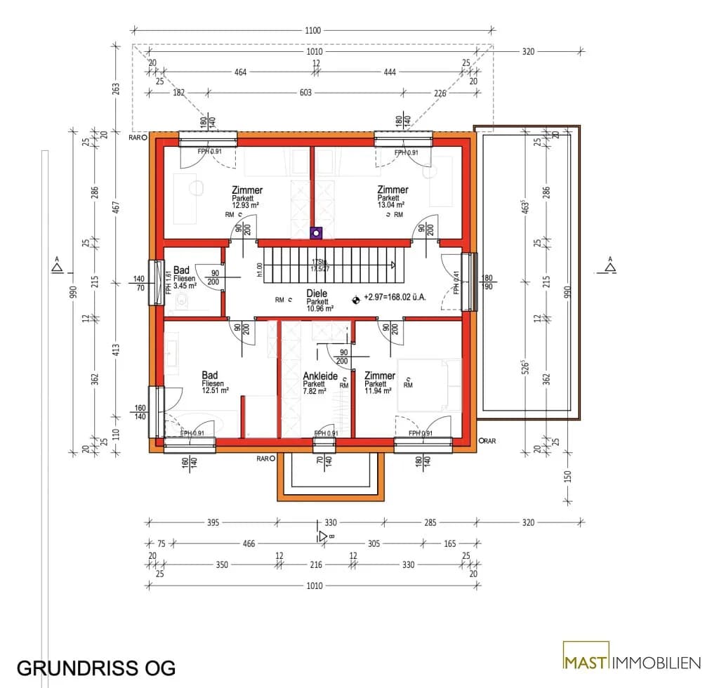 4-Zimmer-Haus kaufen in Gänserndorf – 154,31 m², € 849.000 – Bild 22 von 24