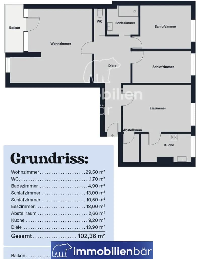 4-Zimmer-Wohnung kaufen in Linz – 102 m², € 299.000 – Bild 13 von 13