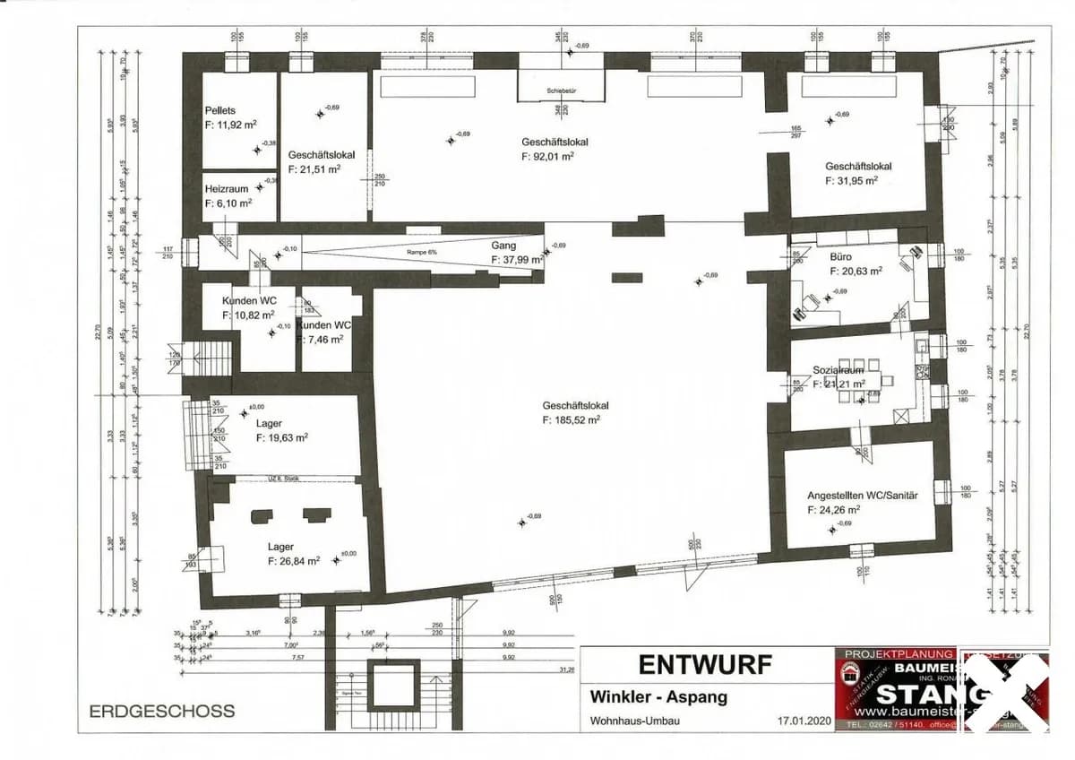 Gewerbeimmobilie mieten in Neunkirchen – 100 m², € 1.150 – Bild 3 von 4