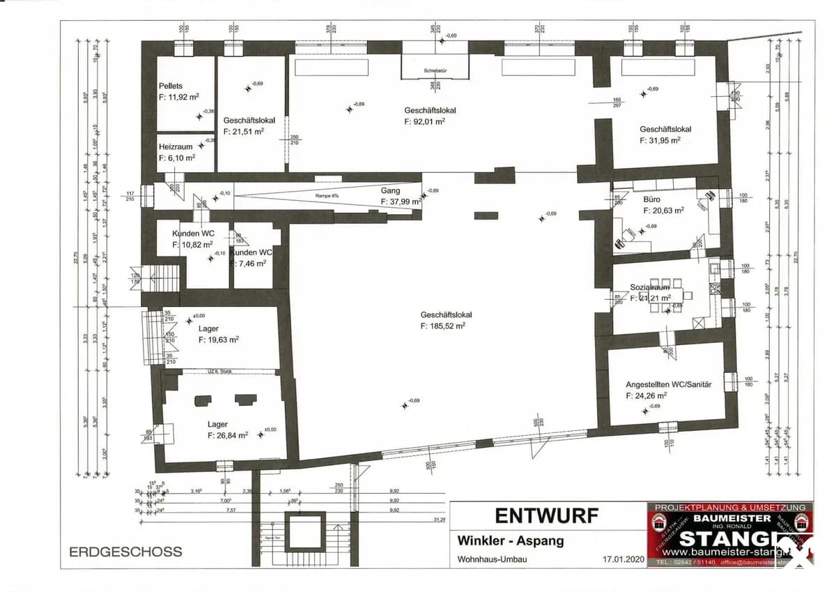 Gewerbeimmobilie mieten in Neunkirchen – 100 m², € 1.150 – Bild 4 von 4
