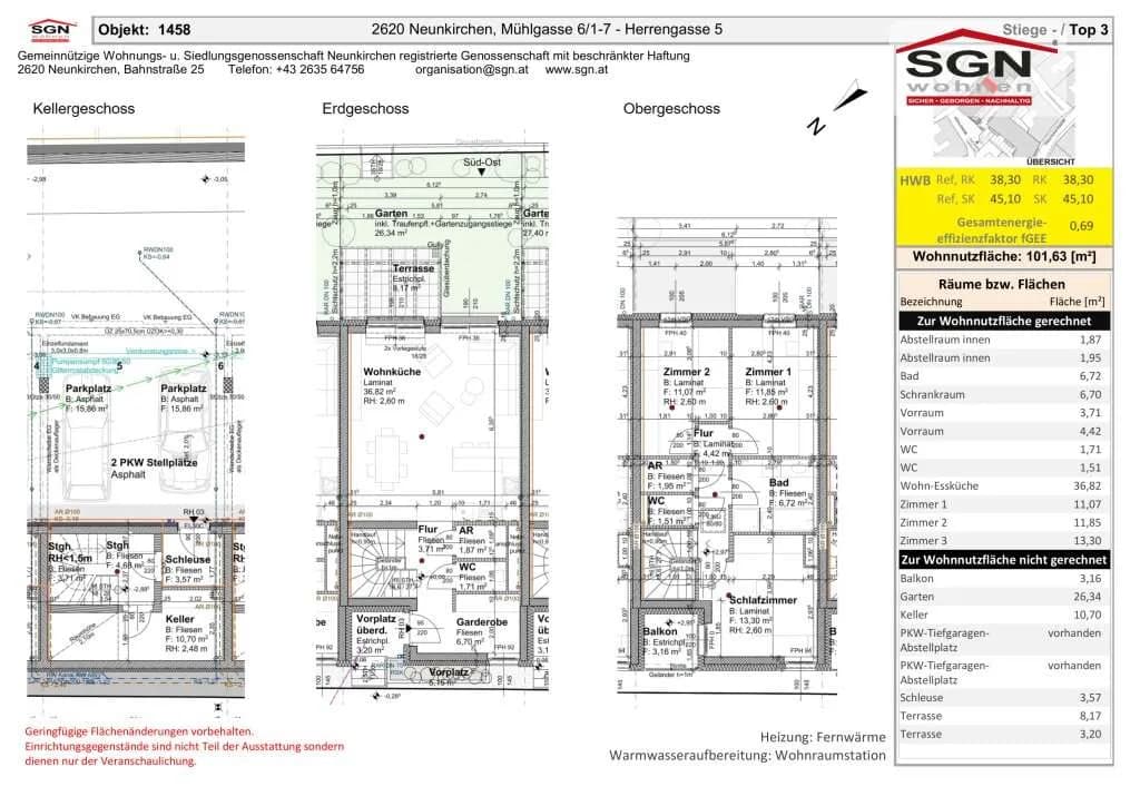 4-Zimmer-Haus mieten in Neunkirchen – 101,8 m², € 1.459 – Bild 30 von 30