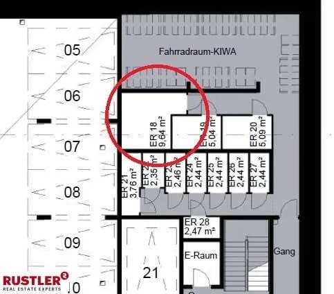 Immobilie mieten in Wien – 10 m², € 160