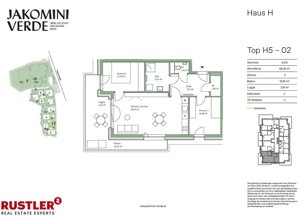 3-Zimmer-Wohnung kaufen in Graz – 68,48 m², € 363.000 – Bild 10 von 14