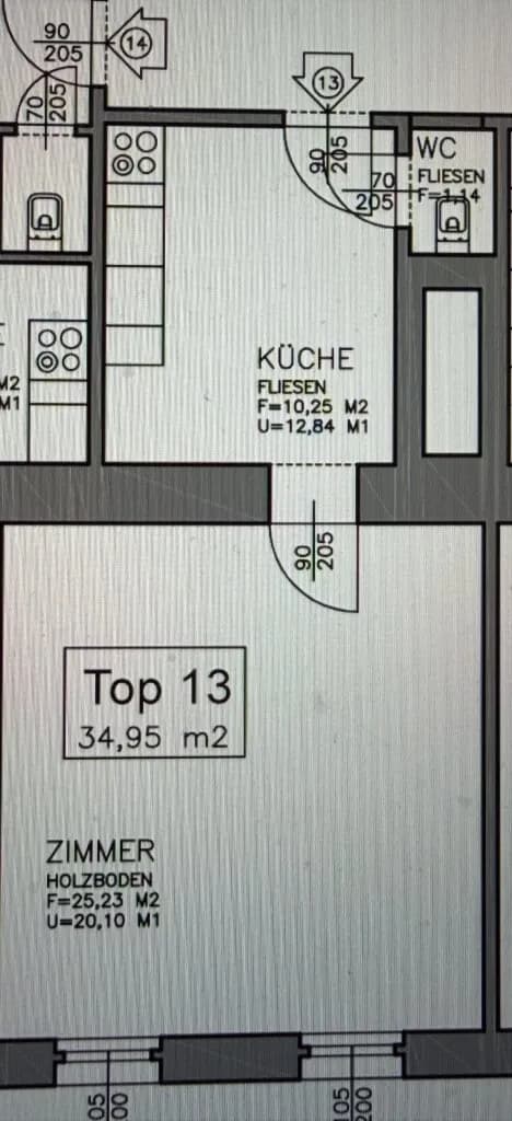 1-Zimmer-Wohnung kaufen in Wien – 34,95 m², € 129.000 – Bild 6 von 6