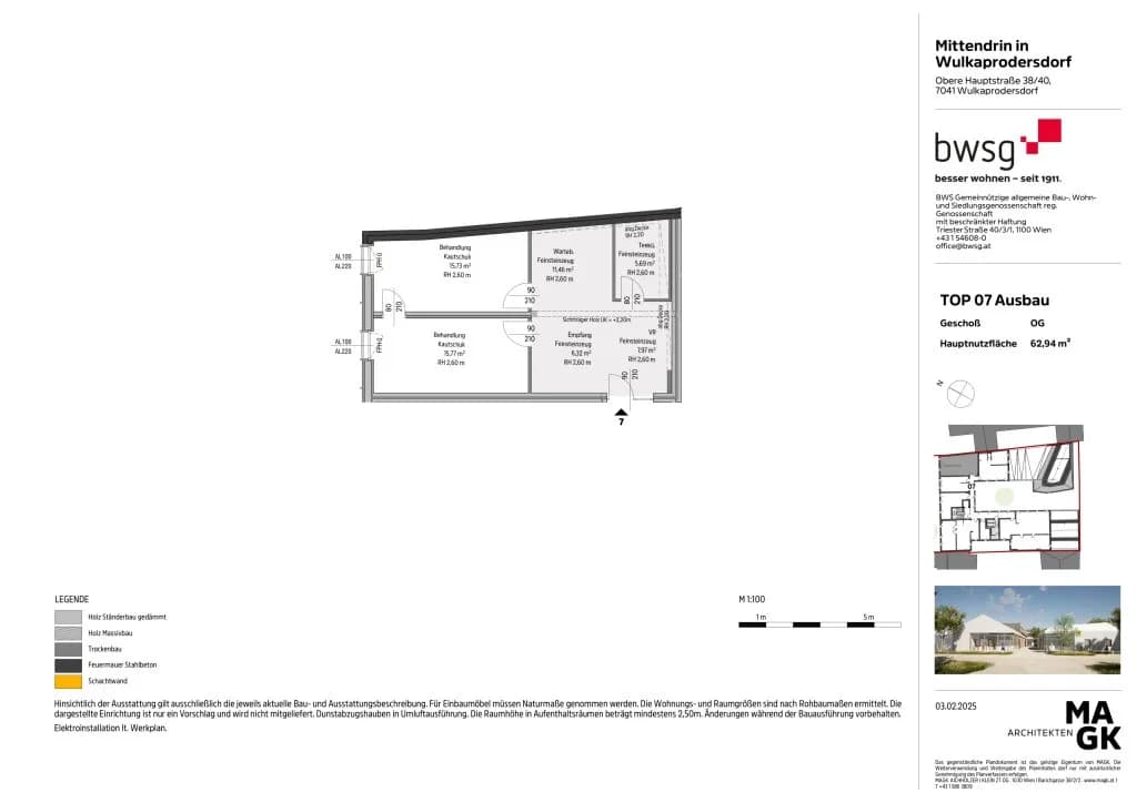 Gewerbeimmobilie mieten in Eisenstadt - Umgebung – 62,94 m², € 663 – Bild 5 von 5