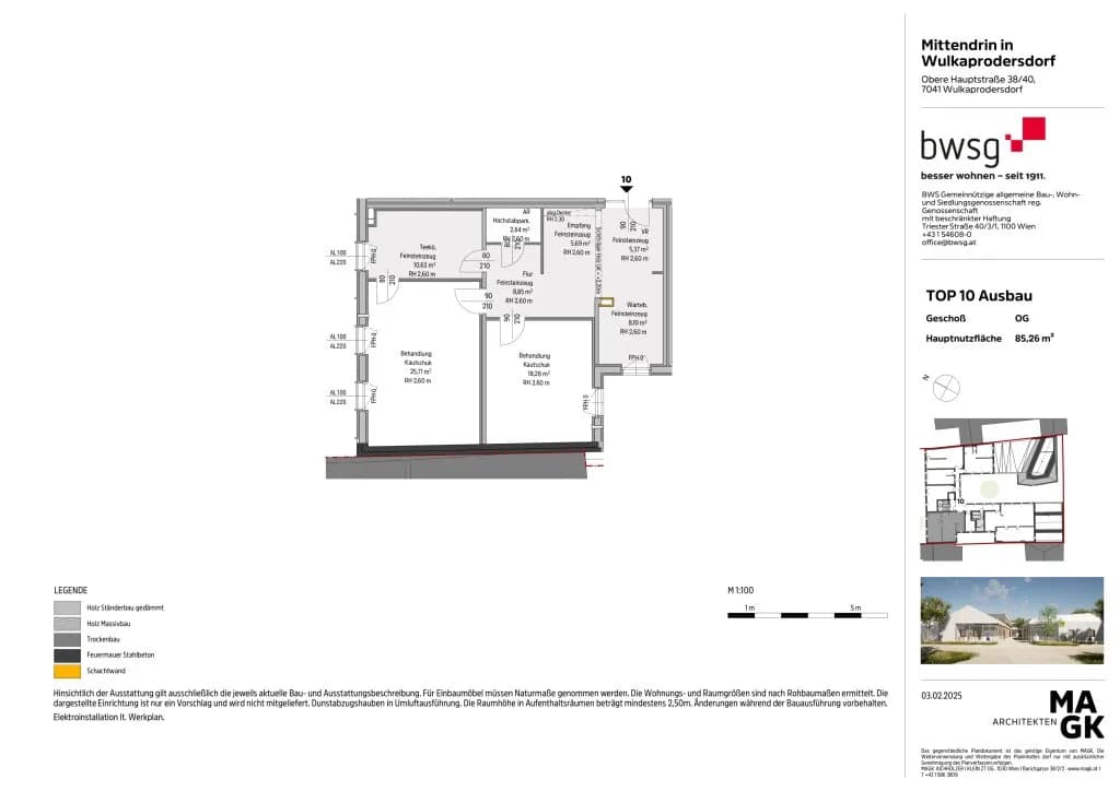 Gewerbeimmobilie mieten in Eisenstadt - Umgebung – 85,26 m², € 902 – Bild 5 von 5