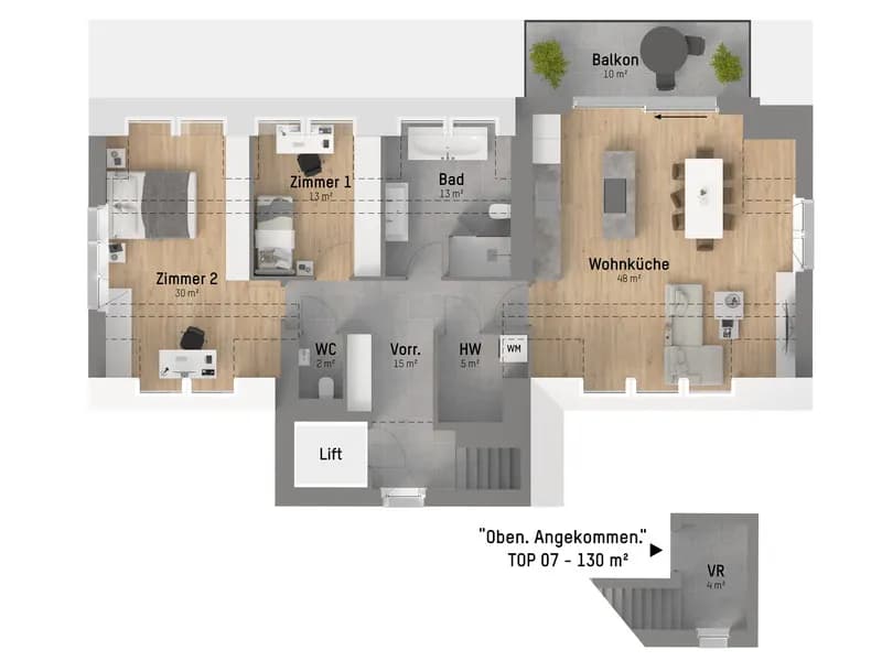 3-Zimmer-Wohnung kaufen in Wien – 129,24 m², € 999.900 – Bild 14 von 17