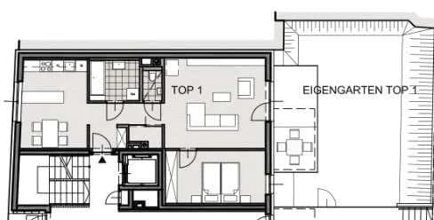 2-Zimmer-Wohnung mieten in Mödling – 68 m², € 1.390