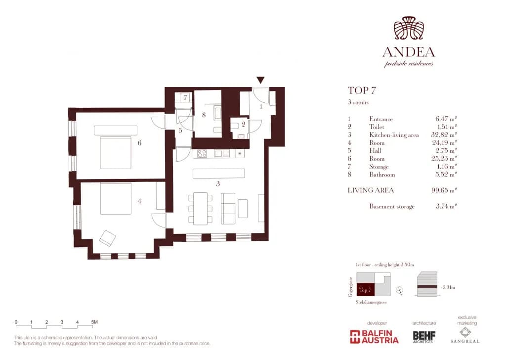 3-Zimmer-Wohnung kaufen in Wien – 99,65 m², € 1.199.000 – Bild 10 von 10