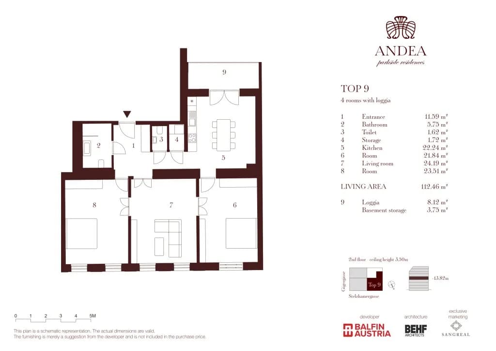 4-Zimmer-Wohnung kaufen in Wien – 112,46 m², € 1.475.000 – Bild 10 von 10