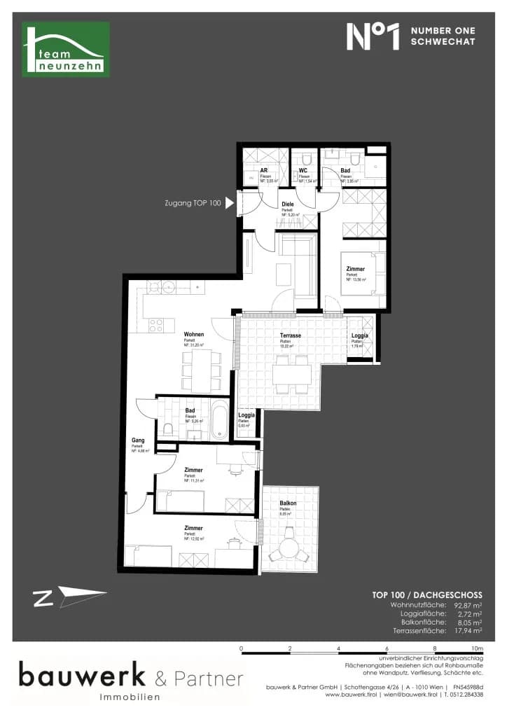 Immobilie kaufen in Bruck an der Leitha – 92,87 m², € 660.600 – Bild 15 von 15