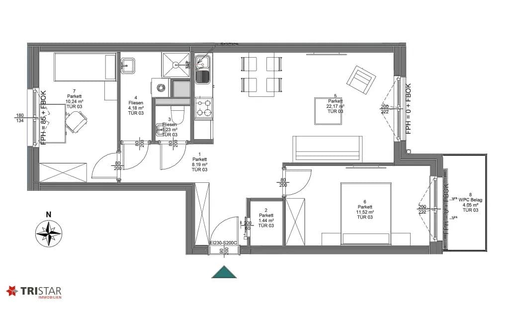 3-Zimmer-Wohnung kaufen in Wien – 58,94 m², € 299.000 – Bild 7 von 18