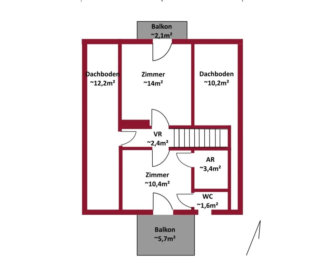 4-Zimmer-Immobilie kaufen in Mödling – 89 m², € 530.000 – Bild 9 von 9
