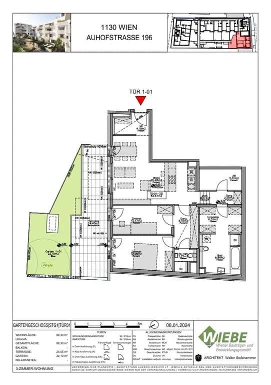 3-Zimmer-Wohnung kaufen in Wien – 86,3 m², € 719.000 – Bild 7 von 7