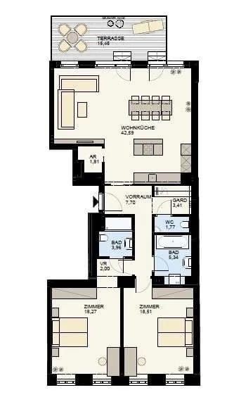 3-Zimmer-Wohnung kaufen in Wien – 105,36 m², € 848.200 – Bild 16 von 16