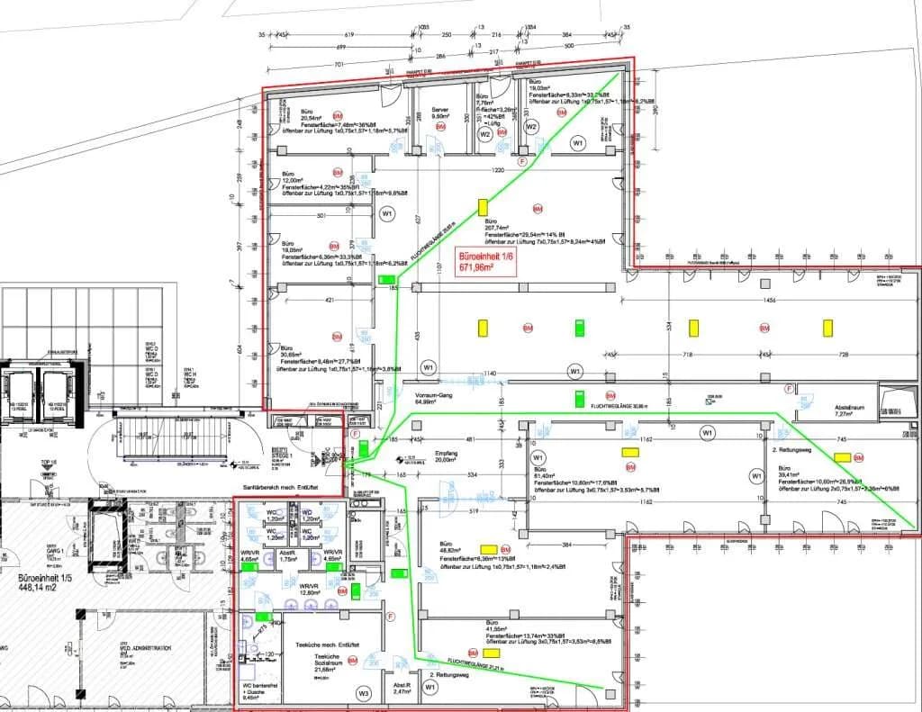 10-Zimmer-Gewerbeimmobilie mieten in Wien – 697 m², € 13.945 – Bild 23 von 23