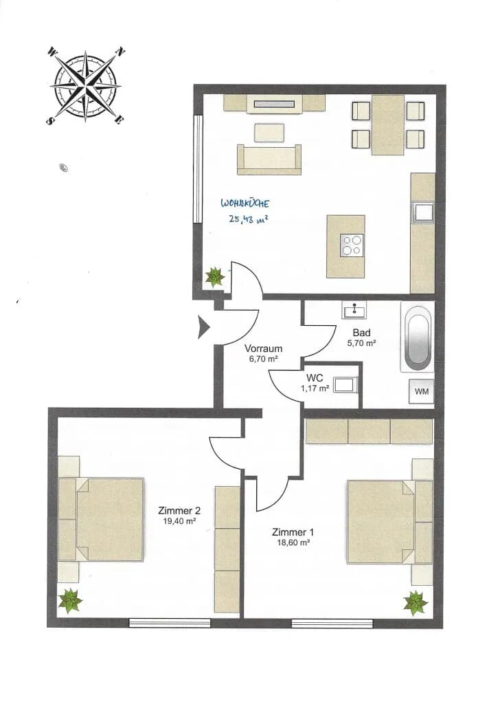 3-Zimmer-Wohnung kaufen in Baden – 77 m², € 369.600 – Bild 18 von 18