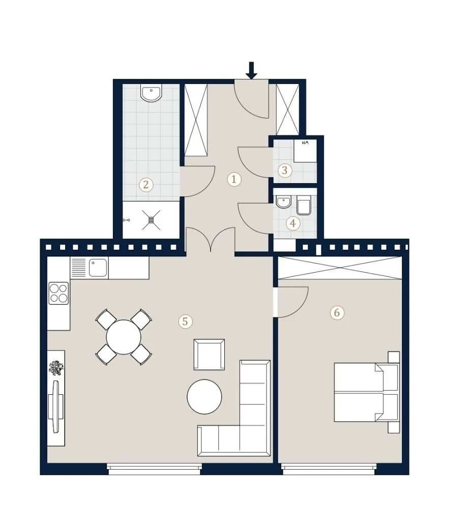 2-Zimmer-Wohnung kaufen in Wien – 61,2 m², € 590.000 – Bild 13 von 13