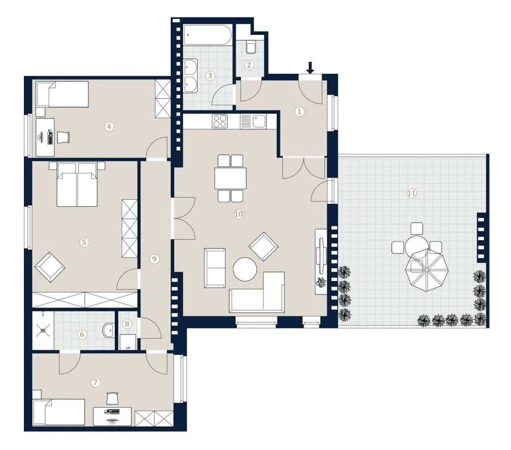 4-Zimmer-Wohnung kaufen in Wien – 119,25 m², € 1.275.000 – Bild 19 von 19