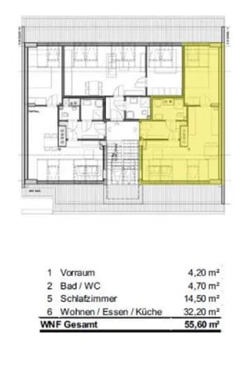 2-Zimmer-Wohnung mieten in Graz – 54 m², € 935 – Bild 8 von 9