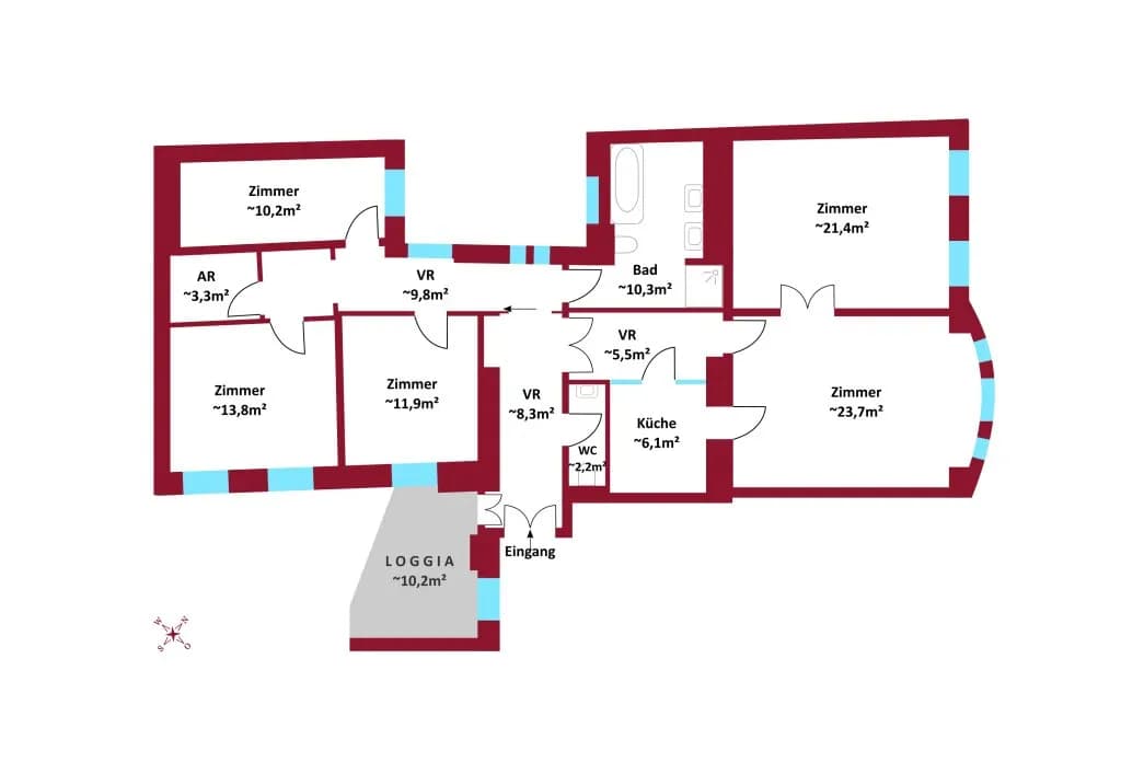 5-Zimmer-Wohnung kaufen in Wien – 126,51 m², € 799.000 – Bild 19 von 19