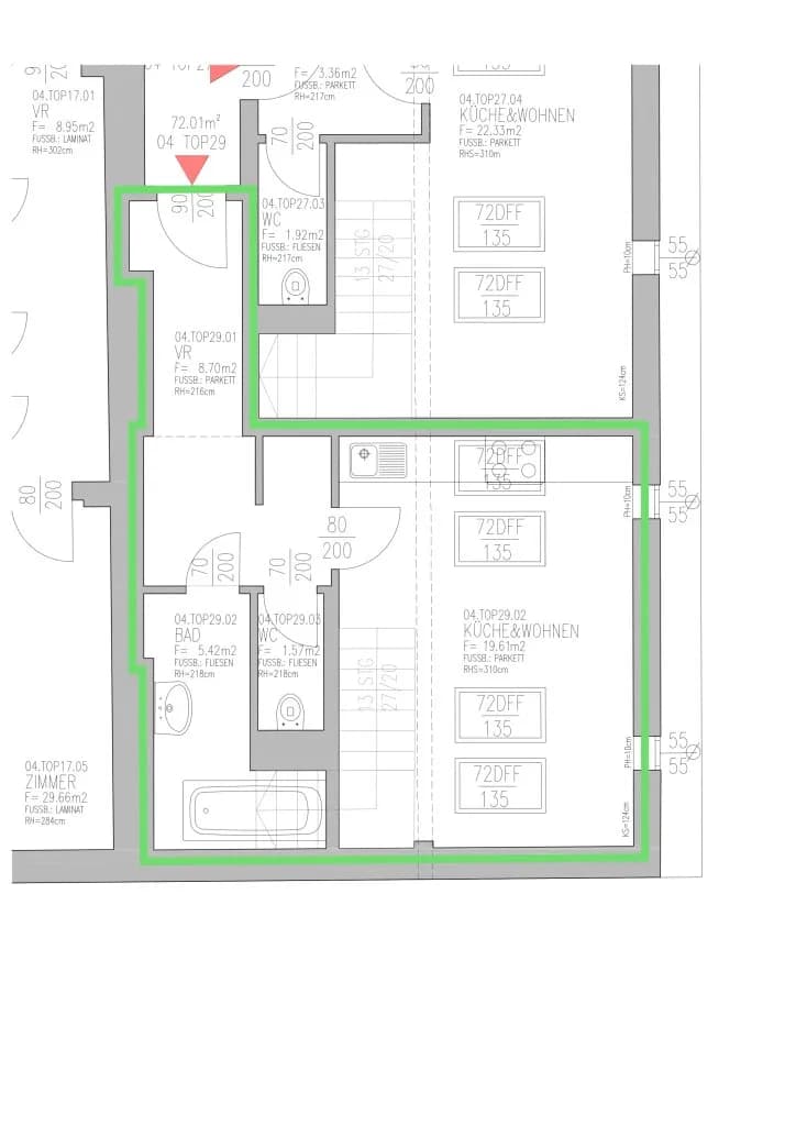 2-Zimmer-Wohnung mieten in Graz – 70,37 m², € 946 – Bild 16 von 17