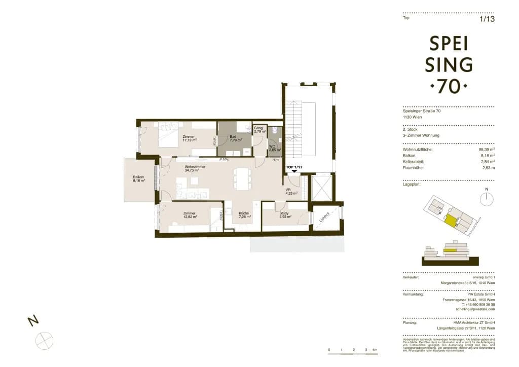 3-Zimmer-Wohnung kaufen in Wien – 97,25 m², € 780.000 – Bild 15 von 16